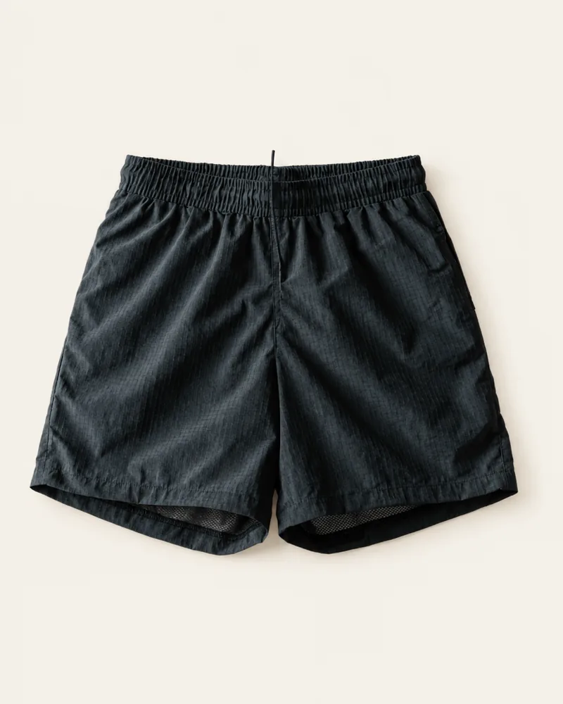 Drift Nylon Short in Ink, flat lay