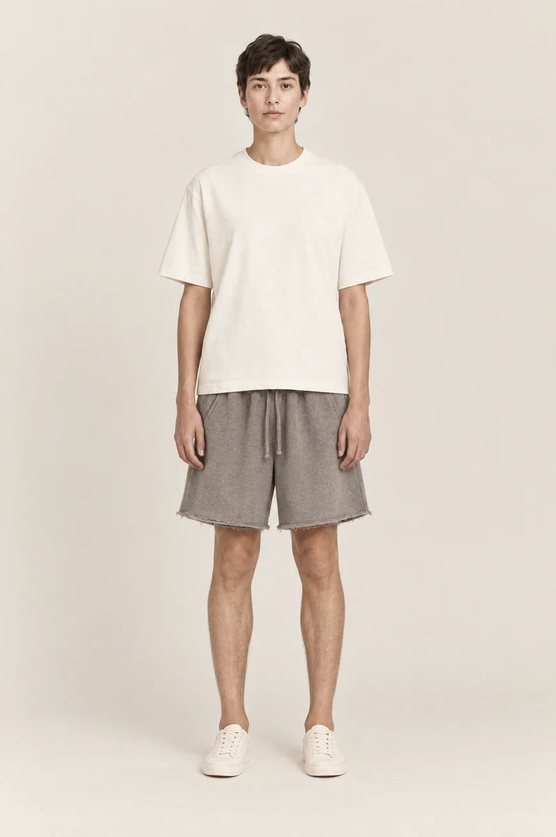 Fallow Sweat Short, worn