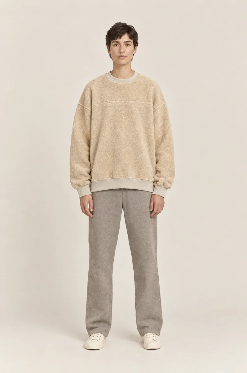 Hollow Crewneck, worn