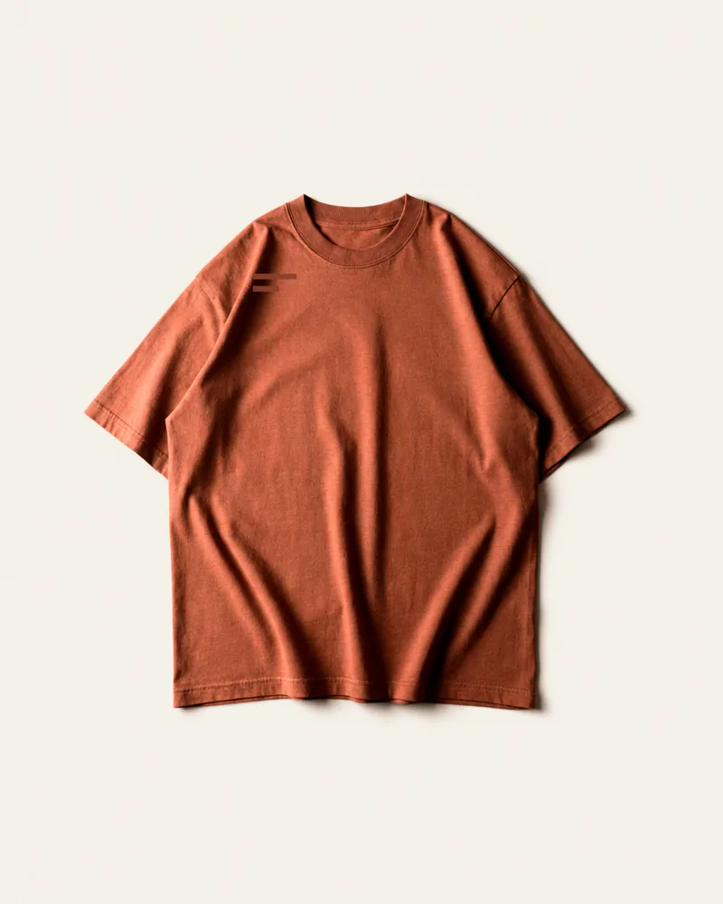 Lowland Graphic Tee in Clay, flat lay