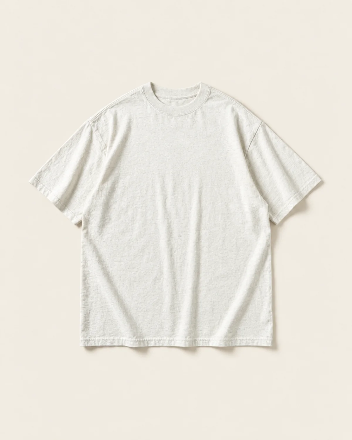 Overcast Graphic Tee in Bone, front