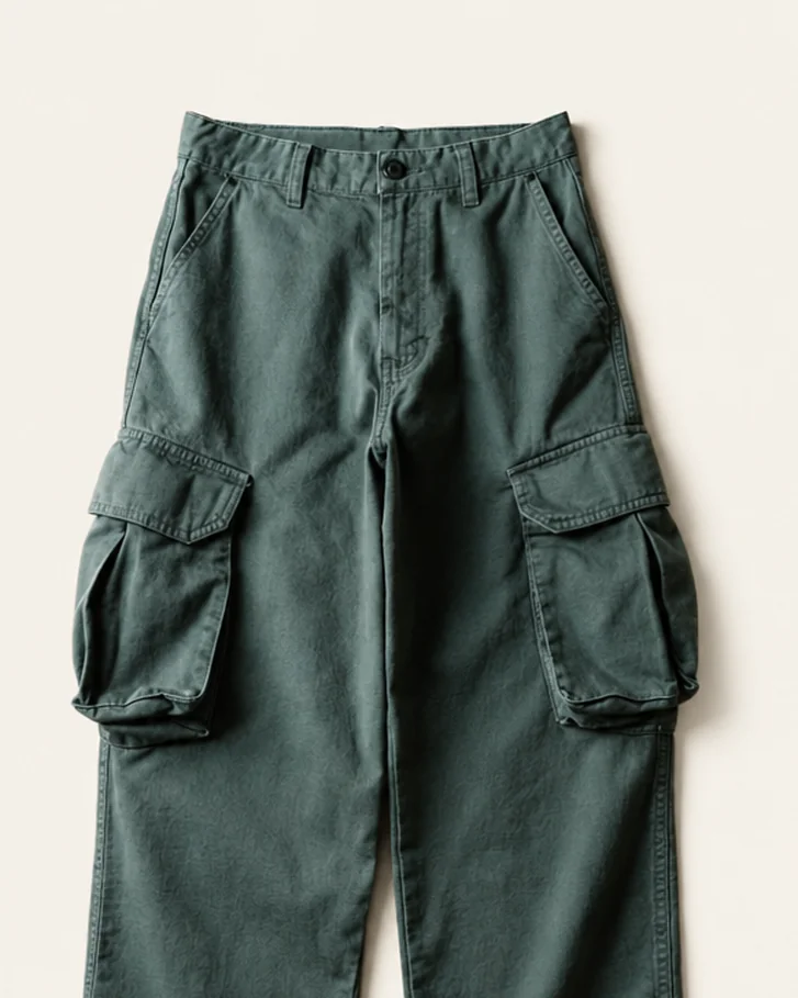 Quarry Cargo Pant in Slate, fabric detail