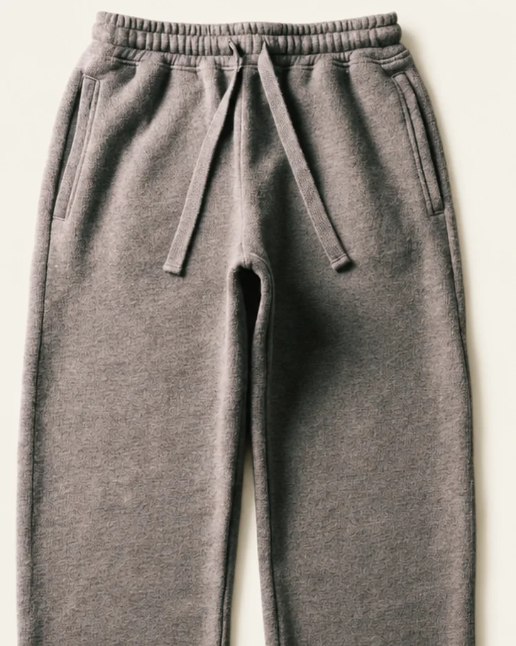 Ridgeline Sweatpant in Ash, fabric detail