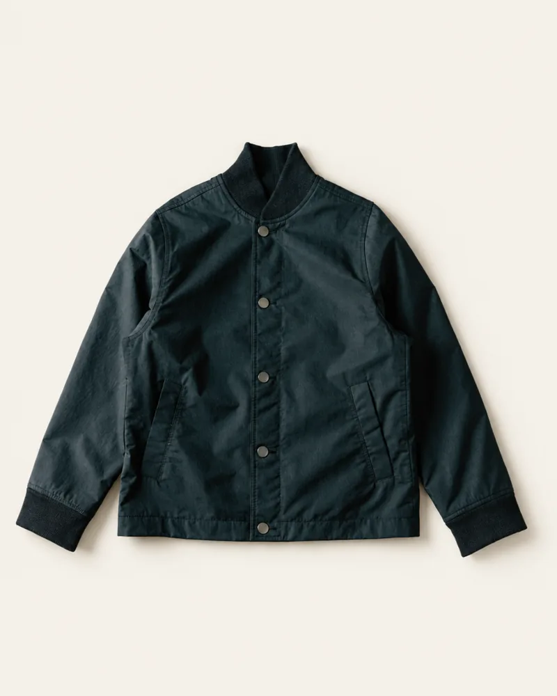 Tarn Coach Jacket in Ink, flat lay
