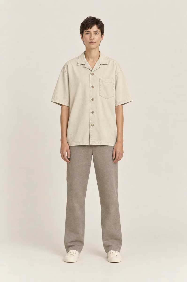 Windward Camp Shirt, worn